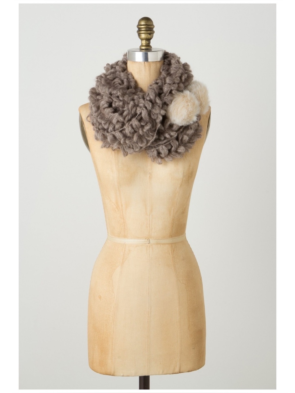 Anthro “Fronded Pom Scarf” by Bettina